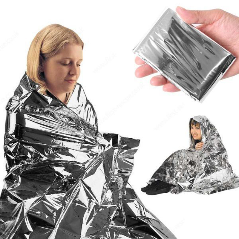 First Aid Bag Kit - Emergent Blanket Mylar Thermal Outdoor Survive