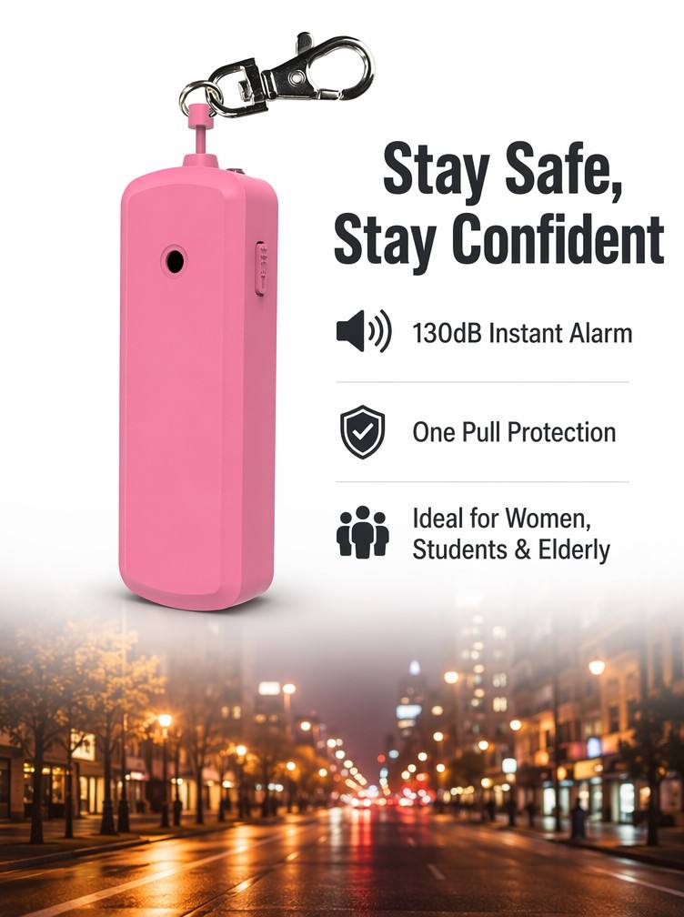 Portable 130dB Anti Wolf Alarm - đánh giá và giá Personal Alarm Keychain